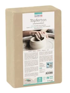 Töpferton weiß unschamottiert, 5 kg - Bild 1 von 1