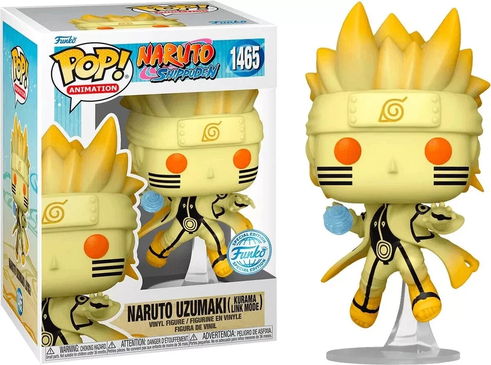 Naruto Shippuden Naruto Uzumaki Kurama Link Mode Funko Pop! 1465 Figure - Immagine 1 di 1