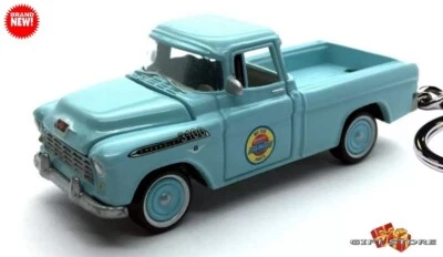 🎁🎁HTF KEYCHAIN 55/56/57 SKYLINE BLUE CHEVY 3100 CAMEO TASK FORCE NICE GIFT🎁🎁 - Image 1 of 4