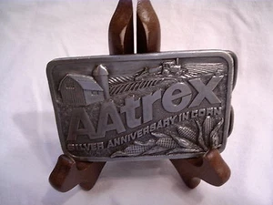 AATREX SILVER ANNIVERSARY IN CORN BELT BUCKLE - Picture 1 of 2