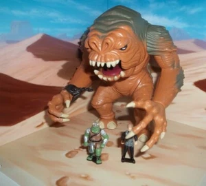 STAR WARS ACTION FLEET SERIES RANCOR MONSTER WITH LUKE & GAMORREAN GUARD RB - Picture 1 of 4