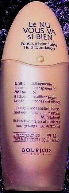 Bourjois Le Nu Vous Va Si Bien Fluid Cream Foundation SPF12 # 54 BEIGE PEAU - Image 1 of 1