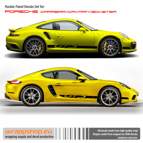 GTS Side Stripes for Porsche Carrera / Cayman / Boxster 