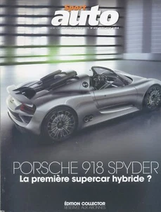 SPORT AUTO n°579 04/2010 PORSCHE 918 SPYDER LAMBORGHINI GALLARDO PORSCHE 911 GT3 - Imagen 1 de 1