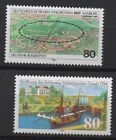 Germany 1984 Sc# 1426+1427 Mint MNH electron research Hamburg, Holstein canal