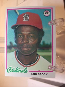 1978 Topps Baseballkarte #170 Lou Brock (80719) - Bild 1 von 2
