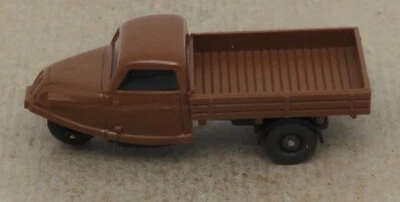 Micro WIKING Ho 1/87 Goli Triciclo Castano Beige #330 No. Box - Immagine 1 di 4