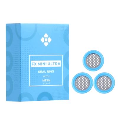 WOLKENKRAFT FX MINI ULTRA Dichtungsring mit Sieb - 3 Stück-Box - Bild 1 von 3