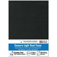 Light Seal Foam 1.5mm Self-Adhesive Film Camera Repair Sheet 21cmx15cm UK MADE