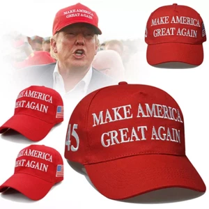 HOT SALE Trump 2024 MAGA RED Hat 45-47 Baseball Cap Make America Great Again AU - Picture 1 of 17