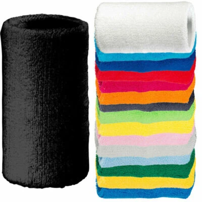 Myrtle Beach MB044 Sporty Wristband Armschweißband Frottee 12cm 16 Farben