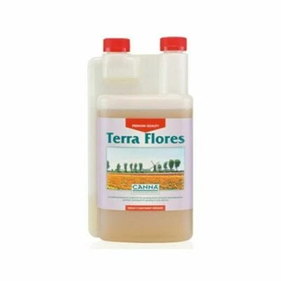 Hydroponics CANNA ADDITIVES Terra Flores Plant Nutrients 1L Litre - Image 1 of 4