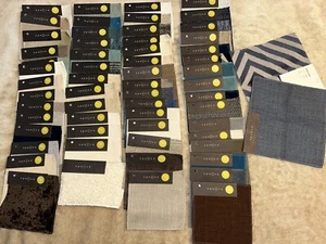 Opuzen Fabric Samples Squares Upholstery Swatches 59 pieces 6x6 Crafts Quilting - Picture 1 of 7