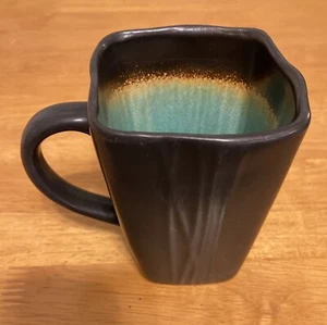 Baum Brothers Steinzeug GALAXY JADE 14 Unzen Quadratische Tassen - Bild 1 von 6