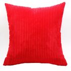 UK Corduroy Plush Jumbo Cord Cushion Cover Soft Pillow Case Home Decor 12