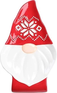 Bico forma karłowata ceramiczny spodek czerwony 19 x 11,4 cm - Zdjęcie 1 z 4