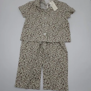 Rylee +Cru Organic Bedtime Set in Holly Vines Size 2-3T - Picture 1 of 7