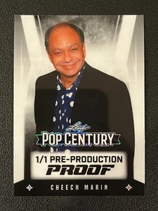 Cheech Marin 2025 Leaf Pop Century 1/1 Pre-Production Proof  - Picture 1 of 2