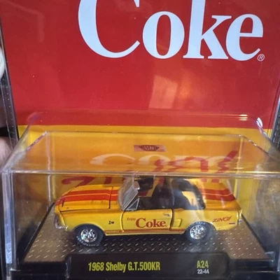 Máquinas M2 Coca-Cola lanzamiento A24 1968 Shelby GT 500KR Foto 1 de 3