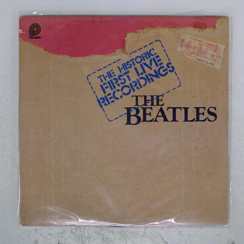 BEATLES HISTORIC FIRST LIVE RECORDINGS PICKWICK PTP2098 US VINYL 2LP - Image 1 of 1