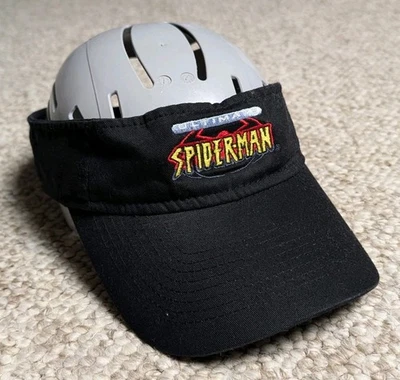Vtg Ultimate Spiderman Comic Book Promo Visor Hat 2002 Rare Marvel Comics  - Image 1 of 4