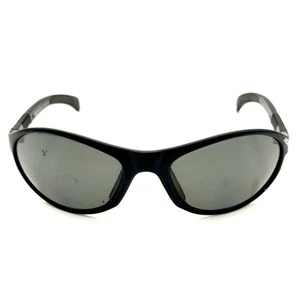 Serengeti Oval Sunglasses Black Designer H88400 Frame DeCentered Lens Italy - Picture 1 of 19