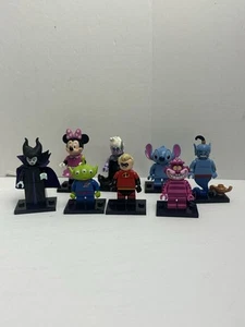 LEGO Disney Series 1 Minifigure Lot of 8 With Stands - Picture 1 of 5