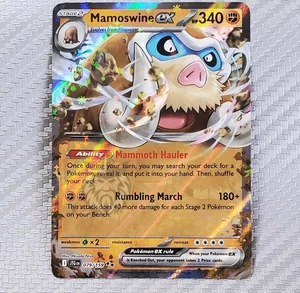Mamoswine ex 📈 Pokemon Journey Together JTG EN (SV09) 079/159 RR (Double Rare) - Picture 1 of 2