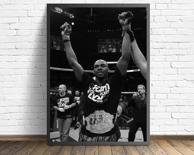 Póster de boxeo de Jon Jones arte de pared Foto 1 de 4