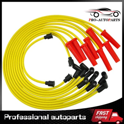 For Chrysler Dodge V8 Small Block 273 318 340 360 FORD 302 HEI Spark Plug Wires - Image 1 of 4