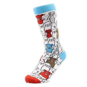 Colorful Surprise Dog Pattern Socks (Adult Small - Shoe Sizes 2-5) - Picture 1 of 5