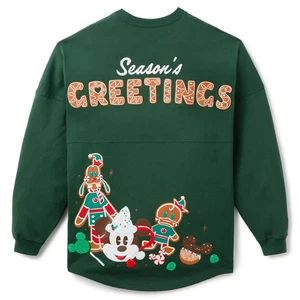 2025 Disney Parks Mickey Mouse and Friends Gingerbread Spirit Jersey Christmas - Picture 1 of 4