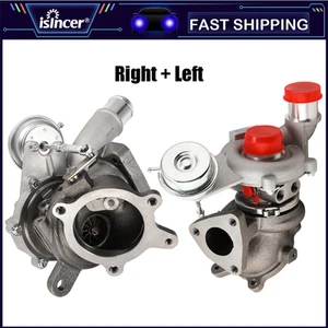 Pair R+L Side Turbo Chargers for Ford Flex Taurus Explorer Sport Lincoln MKS MKT - Picture 1 of 22