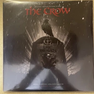 THE CROW Score Deluxe 2x LP Marble Vinyl w/ Poster 500 SEALED Graeme Revell - Picture 1 of 2