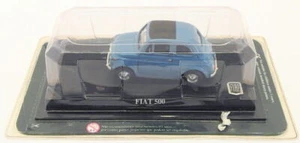 Altaya 1/43 Scale Diecast Model Car JK21218C - Fiat 500 - Blue - Picture 1 of 2