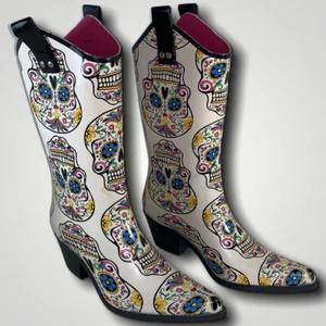 Botas de exterior Blazin Roxx para mujer Roxy vaquera lluvia corta 58104 talla 6 - Imagen 1 de 5