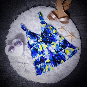 Top tankini blu taglia 10 di Miraclesuit a più livelli - Foto 1 di 10