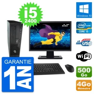 PC Fujitsu E500 Dt Bildschirm 22 " Intel i5-2400 RAM 4Go Scheibe 500Go Windows - Bild 1 von 3