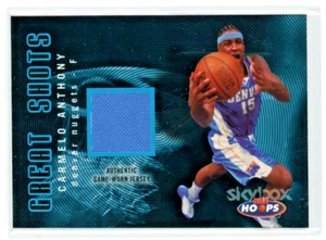 2004-05 Fleer NBA Hoops Carmelo Anthony GS-CA Great Shots Relic Game Worn Jersey - Picture 1 of 2