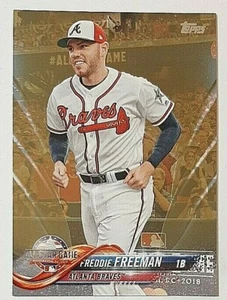 2018 Topps Update Series GOLD #44 Freddie Freeman #268/2018 Braves MVP - Picture 1 of 3