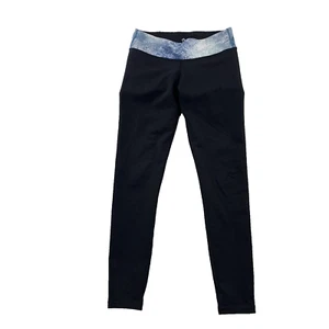 Ivivva Girl Legging By Lululemon Black Size 14 Pull On Stretch 26" Inseam R101 - Picture 1 of 6
