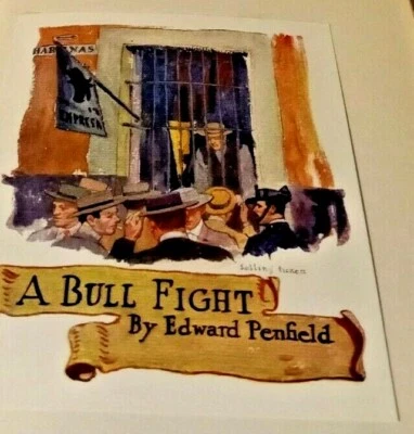 Spanish sketches, Edward Penfield. 28 tipped in color illustrations 1911 - Image 1 of 4