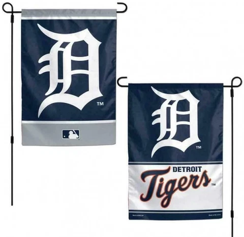 Detroit Tigers  2 Sided Double Sided Garden Flag OUTDOOR RATED US MADE! Cover