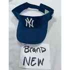 New York Yankees Canon Mlb Sun Visor Golf Hat Cap Navy Bluewhite Ny Logo