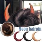 Moon Hairpin Crescent-shaped Hair Fork Hair Clip Moon Beads Moon Hair Sticks New