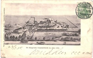 CPA Carte postale  Germany  Essen Die Krupp'sche Gussstahllfabrik im jahre 1852 - Imagen 1 de 2