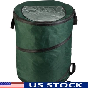 Collapsible Pop Up Outdoor Trash Can Lightweight Portable Camping Cleanup New - Picture 1 of 17