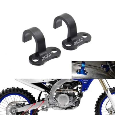 CNC Rear Brake Hose Line Guide Cable Clamp For YAMAHA YZ80 93-01 YZ85 2002-2022 - Image 1 of 4