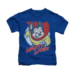 MIGHTY MOUSE MIGHTY CIRCLE Toddler Kids Graphic Tee Shirt 2T 3T 4T 4 5-6 7 - Picture 1 of 3