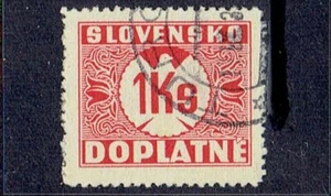 Slovakia, Scott #J8, 1k Postage Due, Unwmk, Used - Picture 1 of 1